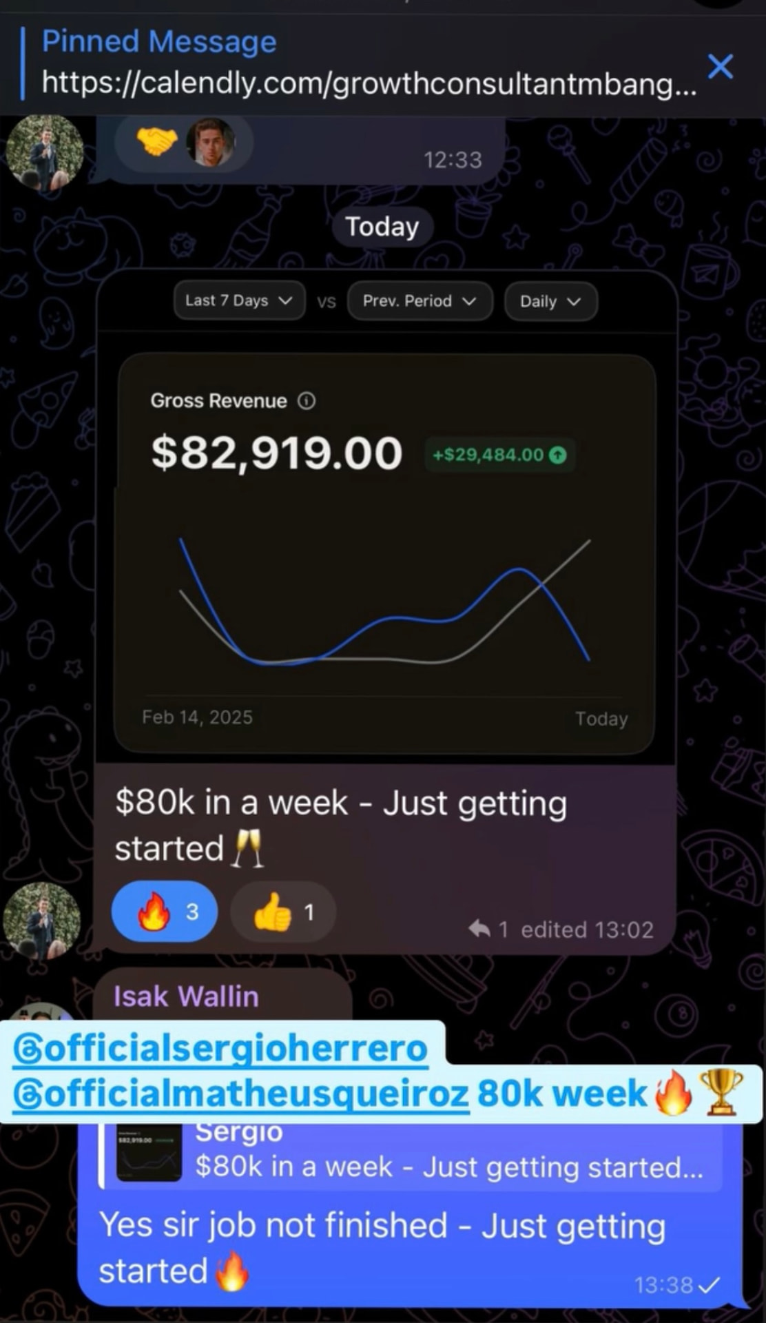 $82,919 in one week